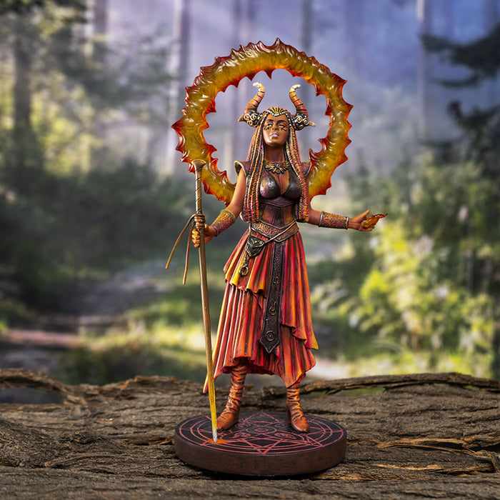 Elemental Magic Fire Sorceress Statue by Anne Stokes