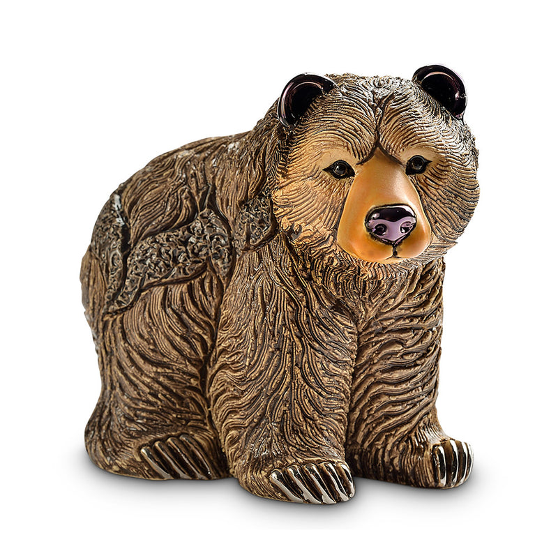 Grizzly Bear Figurine-Ceramic