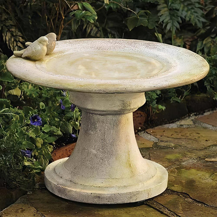 Giannola Bird Bath with Finches