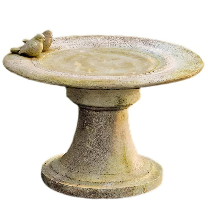 Giannola Bird Bath with Finches