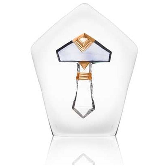Hammer of Thor Crystal Figurine