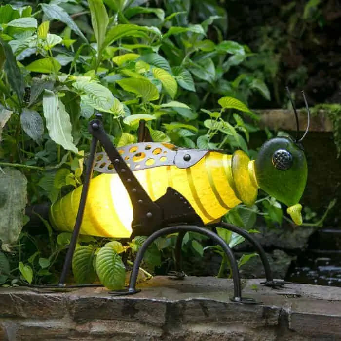 Jumper the Cricket Sculpture-Art Glass