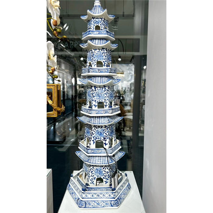 Japanese Pagoda Sculpture-Porcelain
