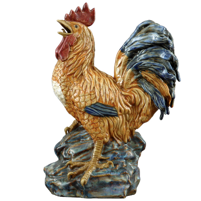 Porcelain Kitchen Rooster Statue
