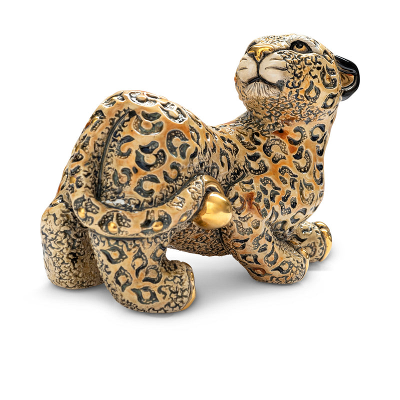 Leopard Figurine-Ceramic