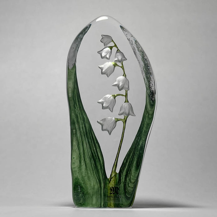 Lily of the Valley Crystal Flower Statue