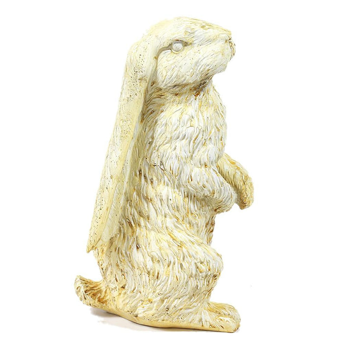 Long-Eared Bunny Rabbit Garden Statue