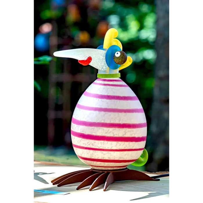 Gonzo Marilyn Bird Art Glass Sculpture by Borowski