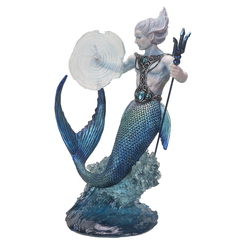 Elemental Magic Merman Statue by Anne Stokes