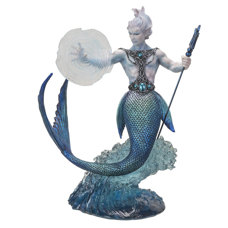 Elemental Magic Merman Statue by Anne Stokes