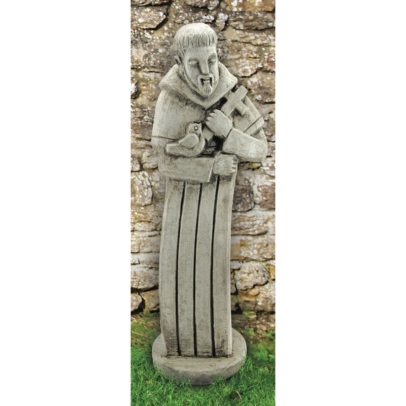 Modern Saint Francis Garden Statue-Cast Stone