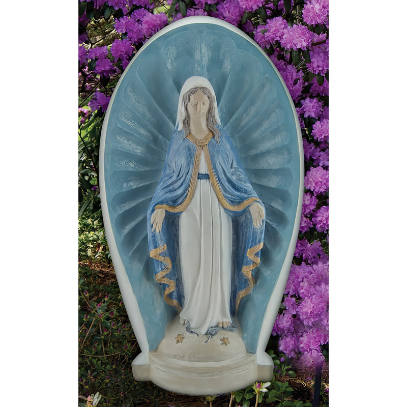 Madonna in Niche Outdoor Statue