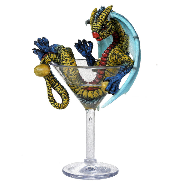 Martini Dragon Statue by Stanley Morrison