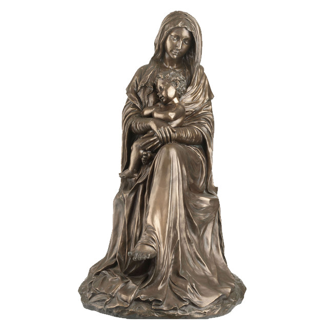 Mary Holding Baby Jesus Statue