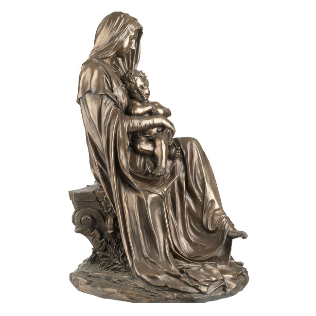 Mary Holding Baby Jesus Statue