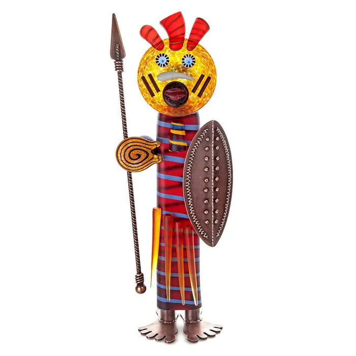 Massai -Art Glass Sculpture (Red)