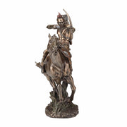 Mohican Warrior On Horseback Sculpture