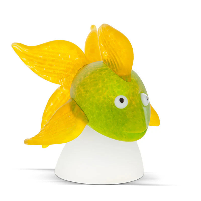 Ornada Art Glass Fish Sculpture by Borowski