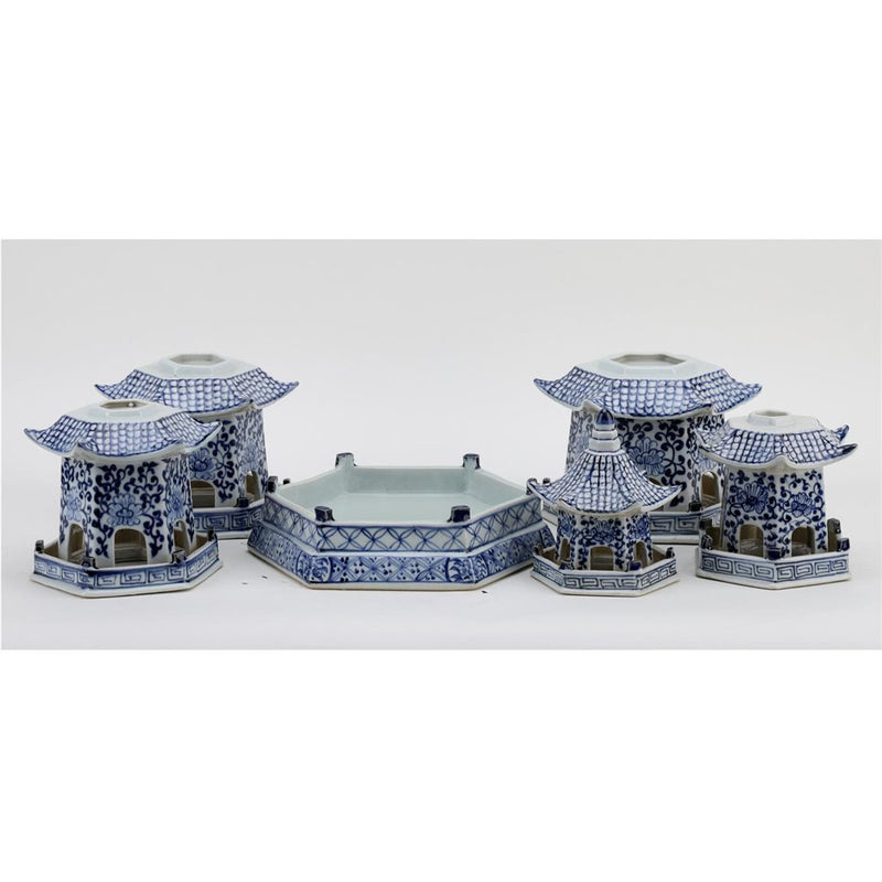 Japanese Pagoda Sculpture-Porcelain
