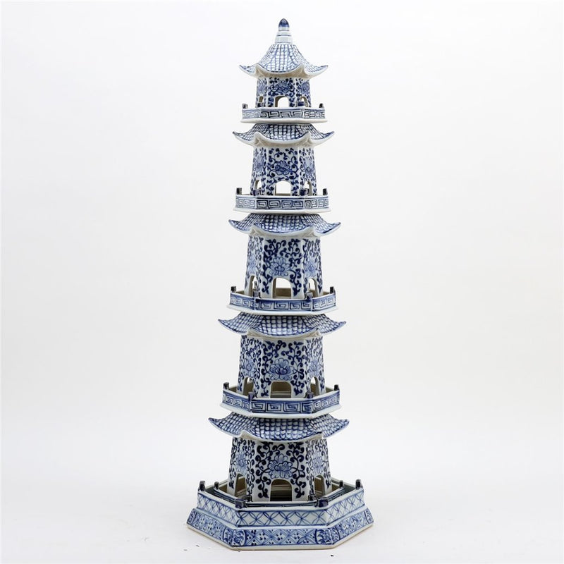 Japanese Pagoda Sculpture-Porcelain