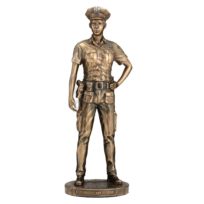 Police Woman-To Protect And To Serve Statue