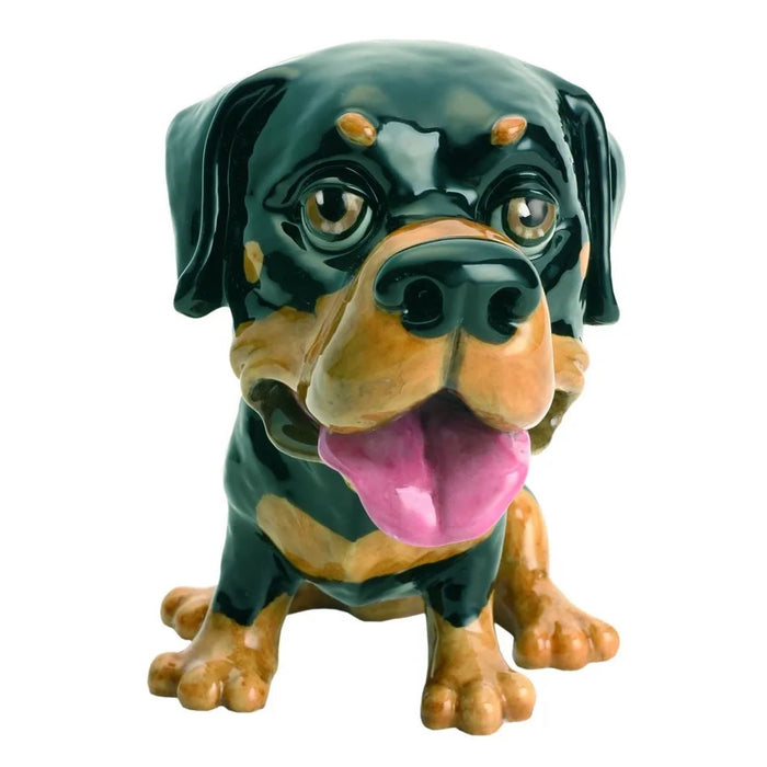 Rocky the Rotweiler Dog Figurine-Little Paws