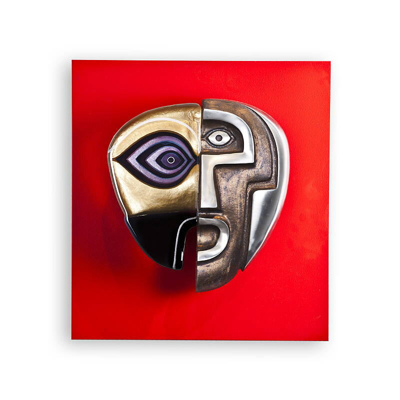 Red Alert Crystal Wall Art Sculpture-Limited Edition
