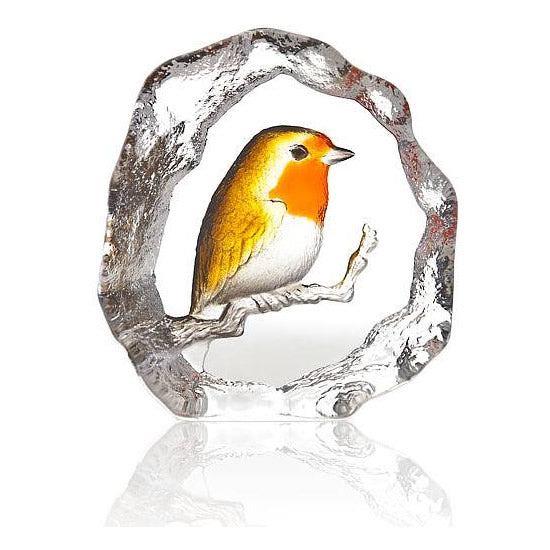 Robin Crystal Figurine