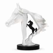 royal arabian horse sculpture by kitty cantrell
