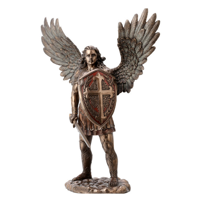 Archangel Saint Michael With Sword And Shield Statue-Large