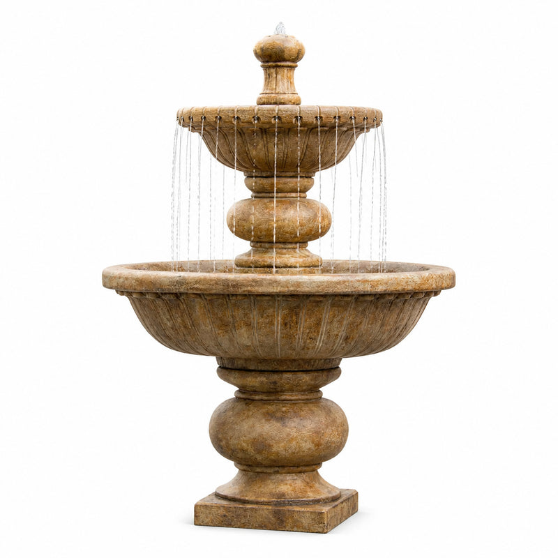 Siena Cascade Fountain- Cast Stone