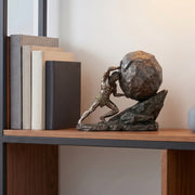 Sisyphus & The Eternal Boulder Statue 