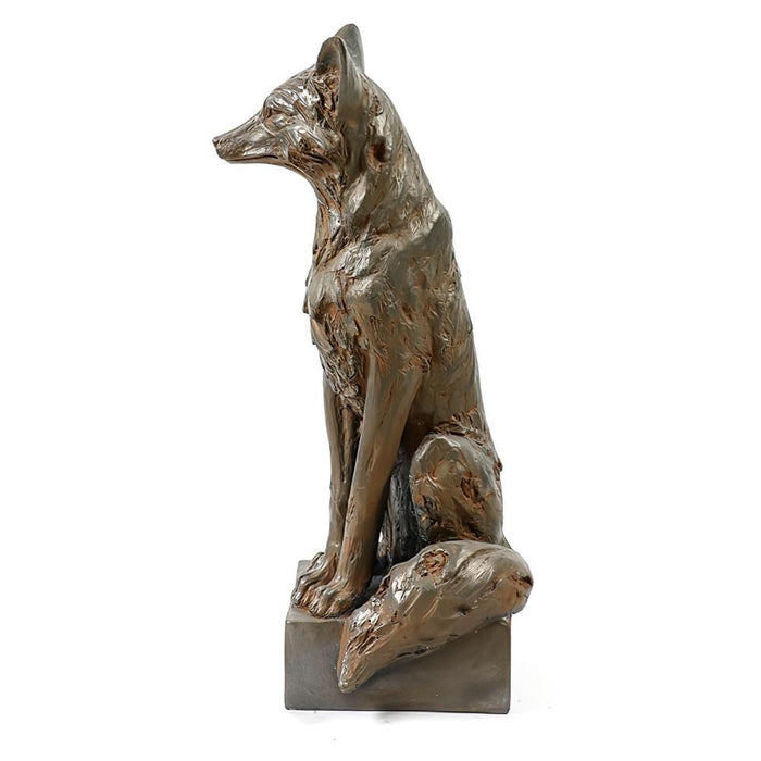 Sitting Fox Statue