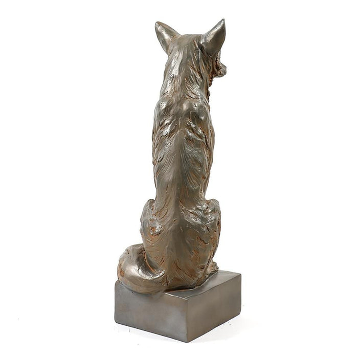 Sitting Fox Statue