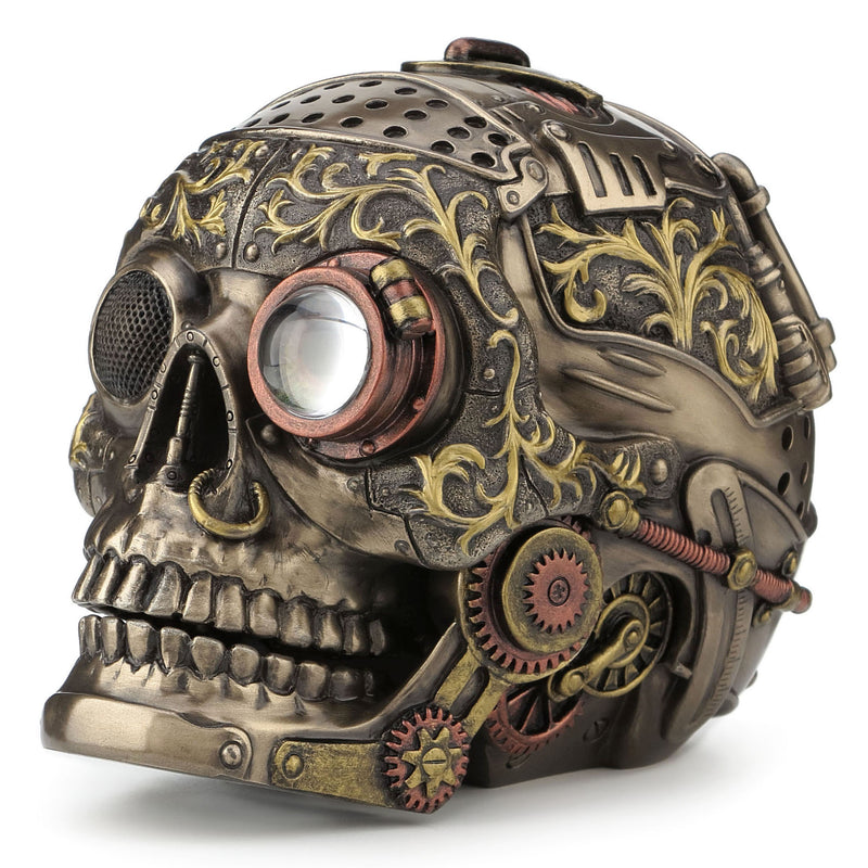 Steampunk Decorative Skull With Moveable Jaw