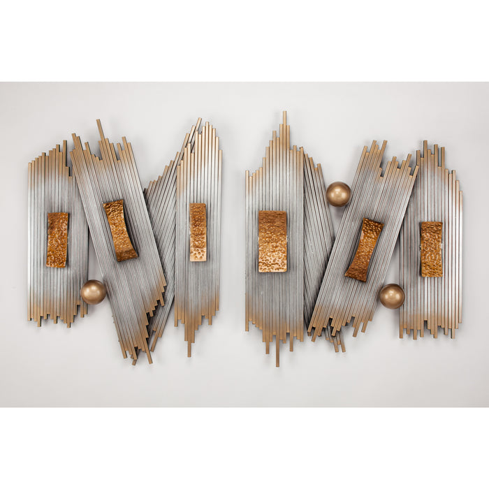 Synergy Modern Metal Wall Sculpture Set