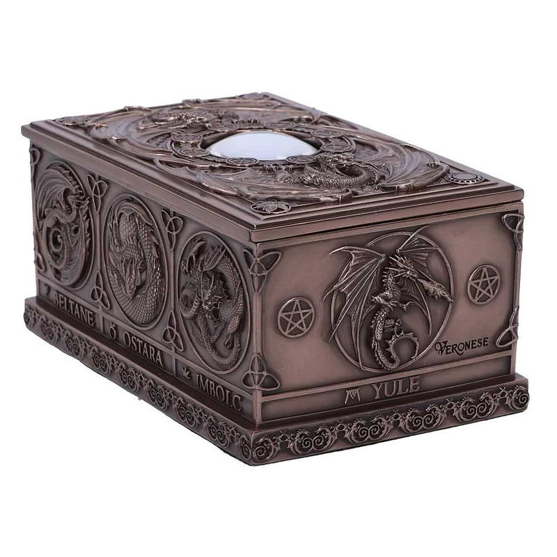 Dragons of the Sabbats Tarrot Card Box by Anne Stokes