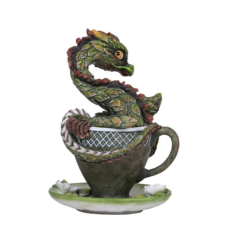 Tea Time Dragon Statue by Stanley Morrison