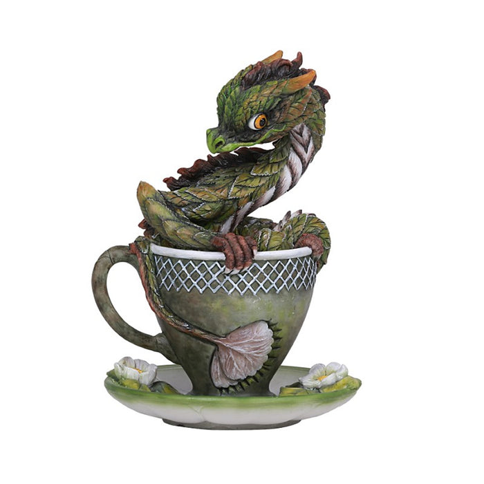 Tea Time Dragon Statue by Stanley Morrison