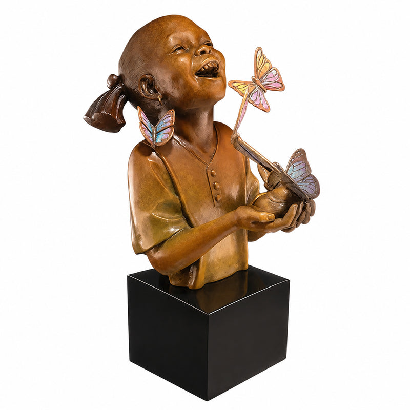 Hope African American Girl Sculpture by Thomas Blackshear