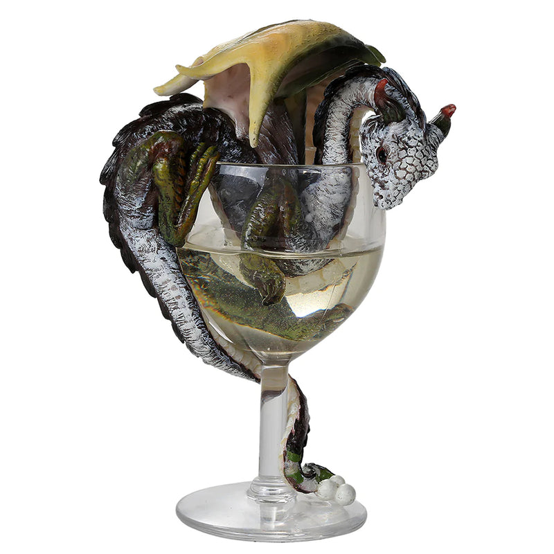 White Wine Dragon Statue by Stanley Morrison