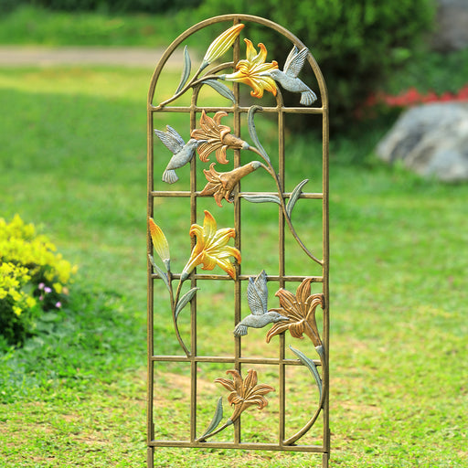 Wide Hummingbird Trellis For Garden