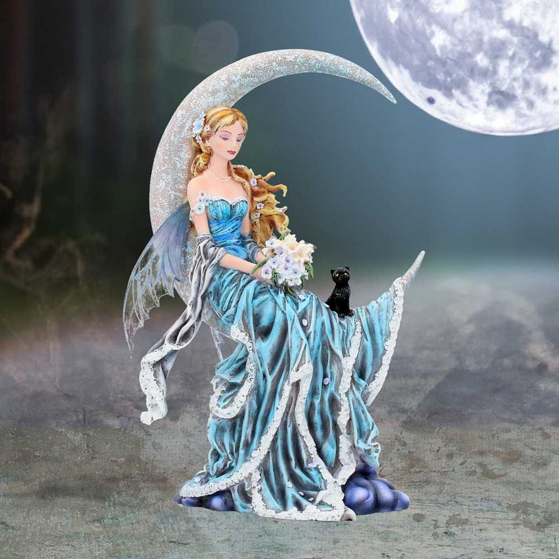 Wind Moon Fairy Statue by Nene Thomas AllSculptures Wind Moon Fairy Statue by Nene Thomas AllSculptures