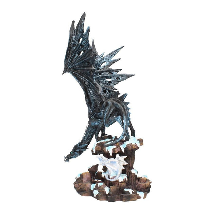 Winter Dragon Statue-Black