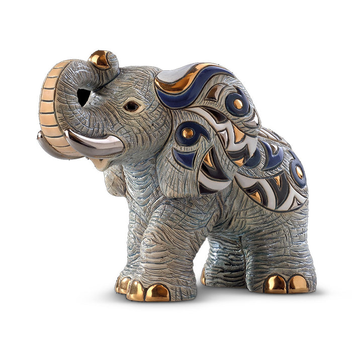 Africa Elephant Sculpture-Ceramic