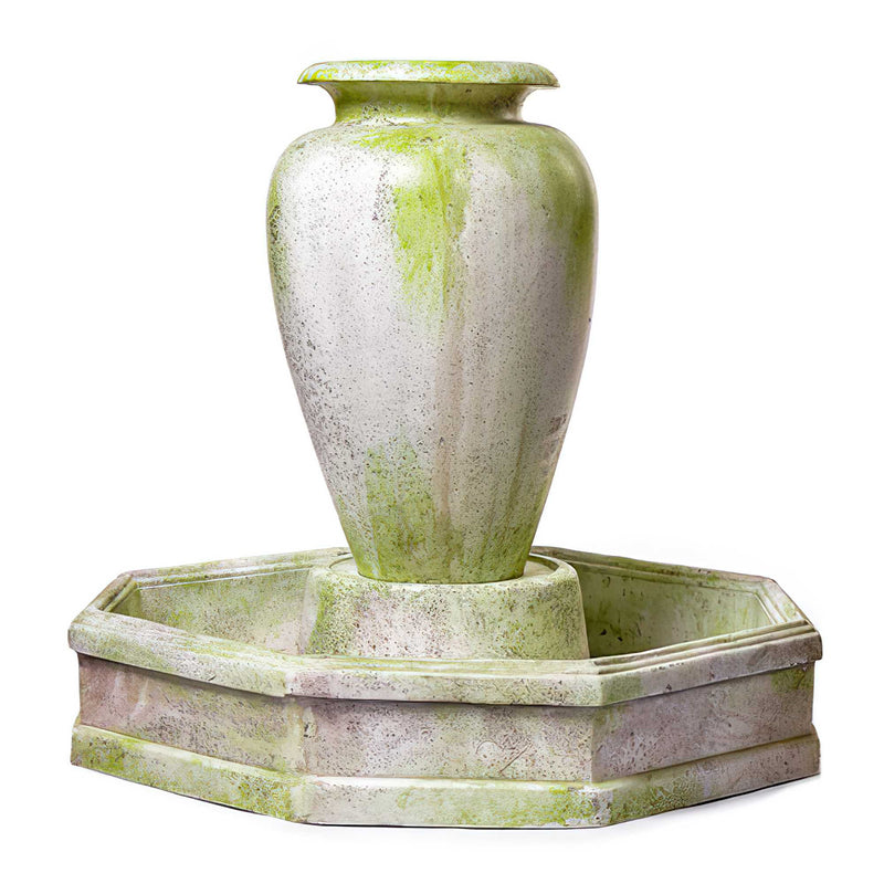 Ancient Jar Fountain with Basin