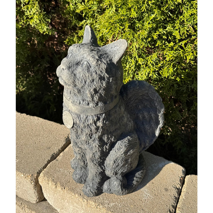 Angelic Cat Garden Statue
