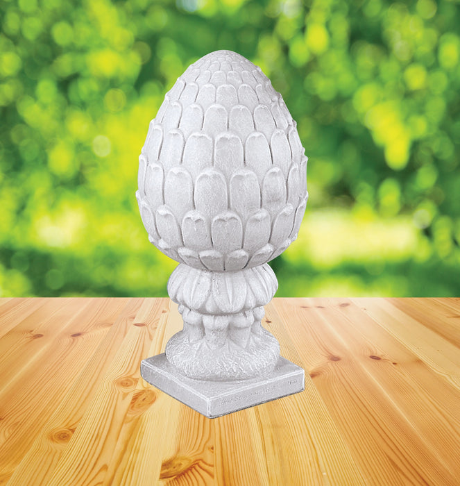 Artichoke Finial Garden Statue- Cast Stone