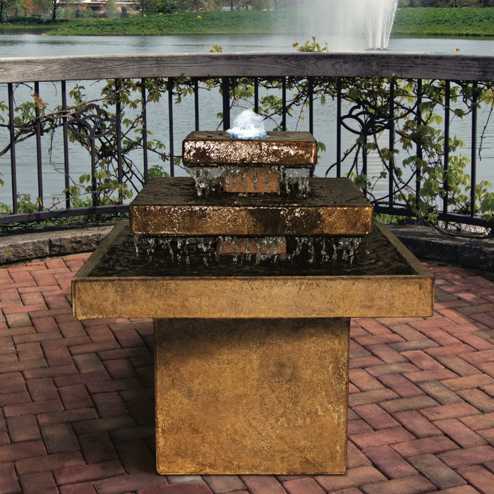 Aspen Garden Fountain- Cast Stone