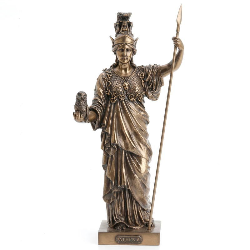 Athena Statue -Greek Goddess Of Wisdom And War